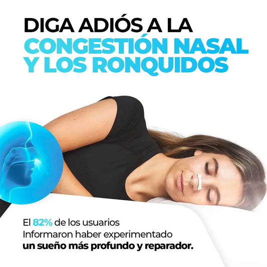 TIRAS NASALES MAGNÉTICAS - MEJORA SUEÑO Y RESPIRACIÓN